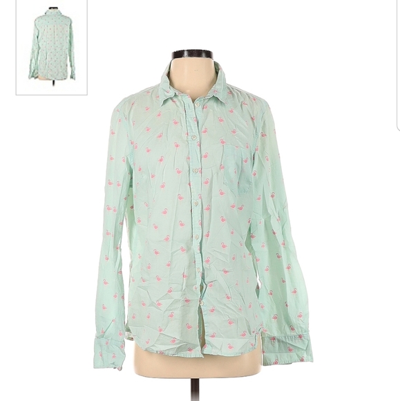 Merona Flamingo Shirt - Picture 2 of 5